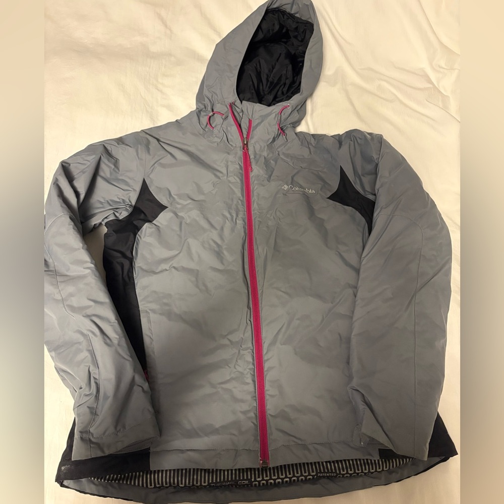 Columbia Gray and Pink Women's Jacket